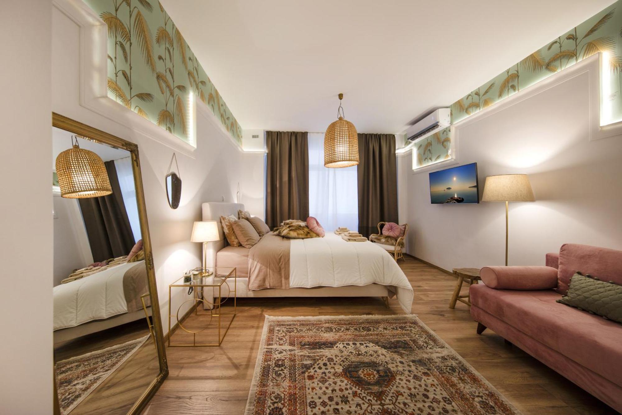 Apartemen studio 42 m² dengan 1 kamar mandi pribadi di Omonia Athena Bagian luar foto